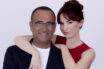 Carlo Conti e Andrea Delogu_foto Iwan Palombi