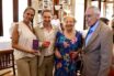 Chiara e il padre Paolo Cuomo con Elettra e Guglielmo Giovanelli Marconi