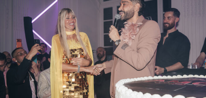 Plumage Party, Alessandra Mussolini festeggia la vittoria al Grande Fratello VIP 2026 tra vip e spettacolo a Palazzo Brancaccio