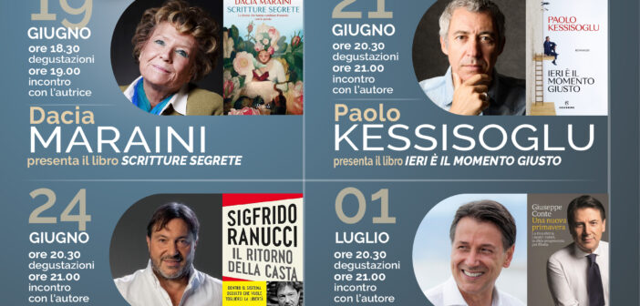 Da Dacia Maraini a Sigfrido Ranucci: l’estate dei grandi libri passa da Frascati