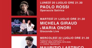 Viareggio celebra Giorgio Gaber: torna “Il Luogo del Pensiero” con Paolo Rossi, Michela Giraud, Maria Onori e Maurizio Lastrico