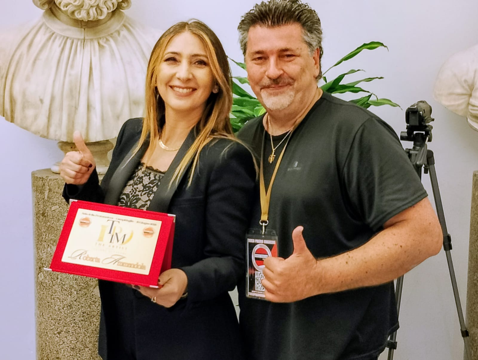 Roberta Ammendola e Alessandro Scarnecchia