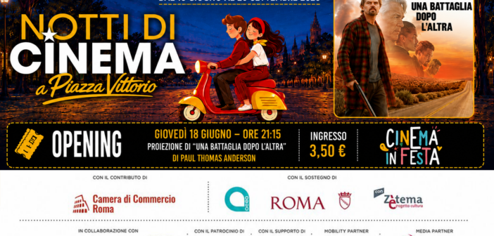 Notti di Cinema a Piazza Vittorio 2026: prende il via l’estate romana del grande schermo