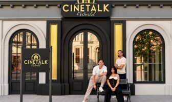 CINETALK WORLD CINECITTA' WORLD_DA SX LUCA VARONE_GIULIA SARA SALEMI_GIUSEPPE GARIBALDI