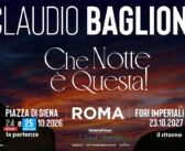 Claudio Baglioni, sold out in 3 minuti a Piazza di Siena: annunciata subito una seconda data
