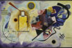 Vassily Kandinsky, Gelb-Rot-Blau (Jaune-rouge-bleu), 1925. Huile sur toile, 128x201,5 cm. Donation Nina Kandinsky, 1976. Centre Pompidou, Parigi, Musée national d’art moderne – Centre de création industrielle