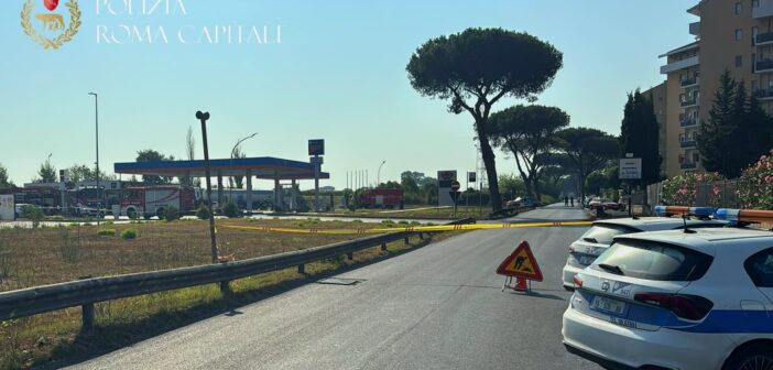 Fuga di gas in via di Acilia