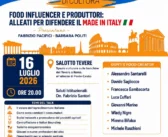 Food influencer e produttori insieme per difendere il Made in Italy: il 16 luglio il talk al Salotto Tevere a Roma