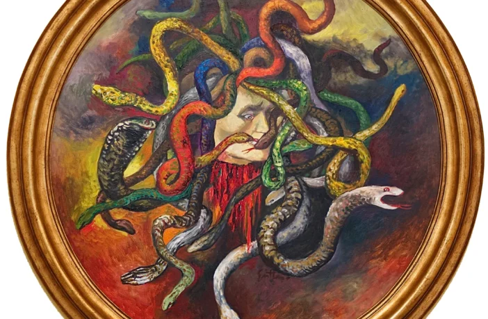 8-Da-Medusa-da-Caravaggio-olio-su-tela-diam.-cm-90-1