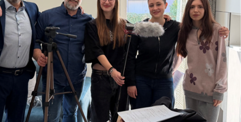 Da sinistra Denis Berri, Rigon Andrea, Giorgia Camillo, Matilde Guidolin, Ylenia Mascheroni