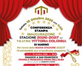 Teatro Vittoria Colonna di Marino, al via la stagione 2026/2027: San Francesco e Trilussa aprono il sipario
