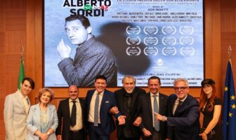 Lorenzo Castelluccio e Fioretta Mari Igor Righetti Maurizio Mattioli, il questore della Camera Paolo Trancassini, Federico Mollicone ed Emily Shaqiri