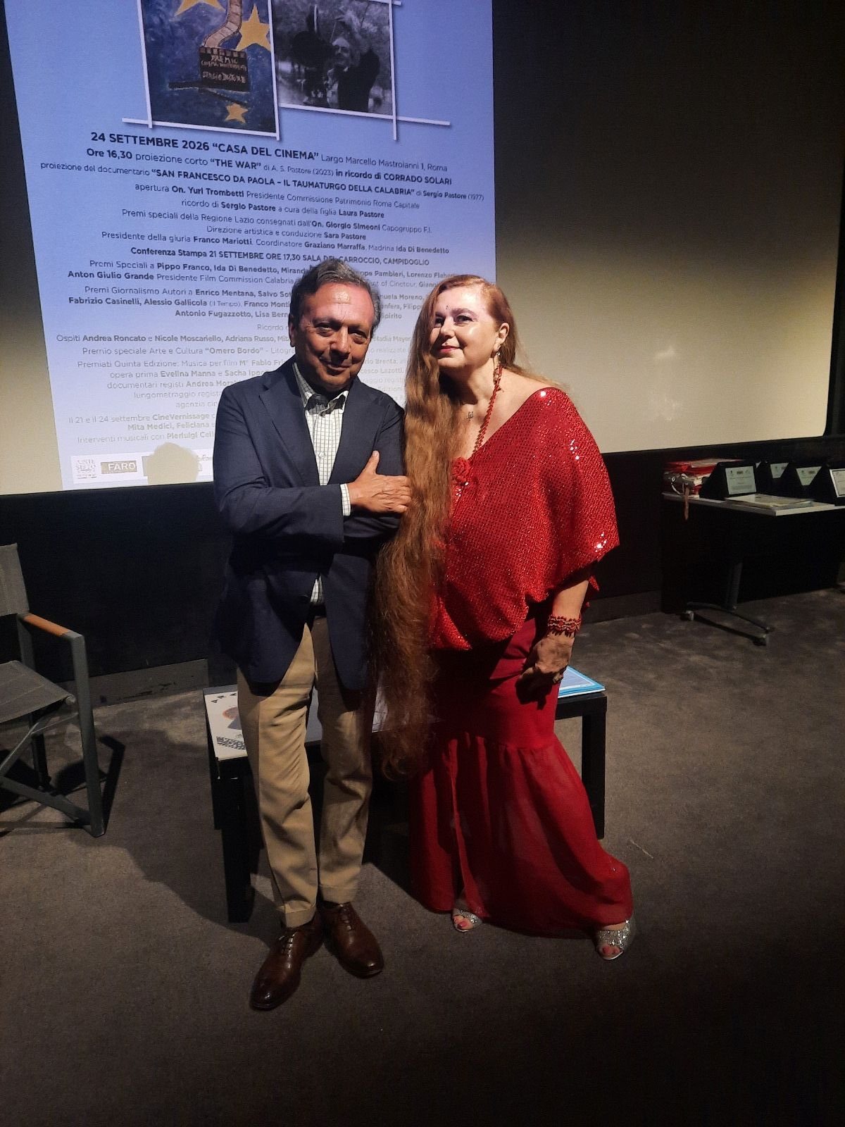 Piero Chiambretti e Sara Pastore