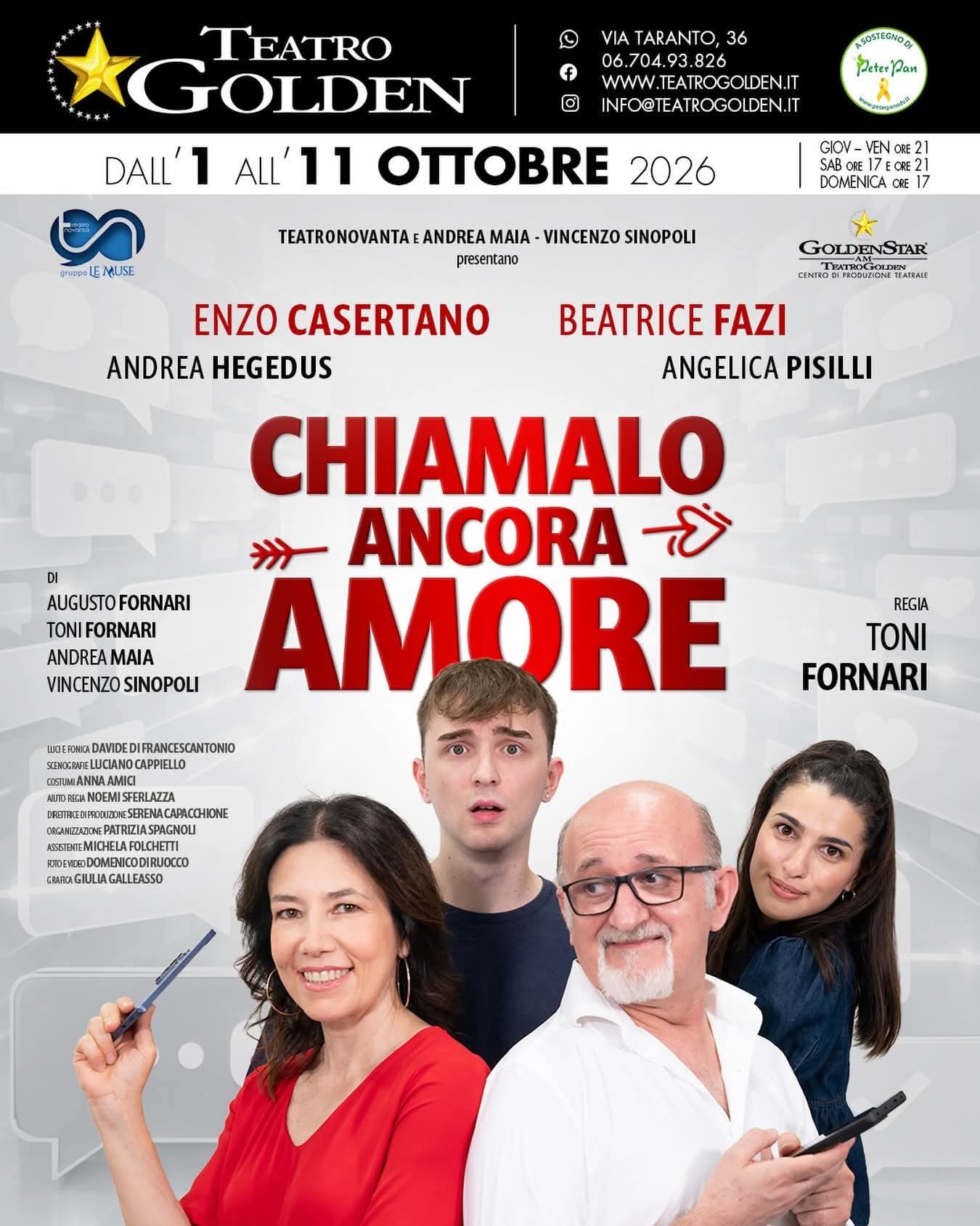 chiamalo amore teatro golden