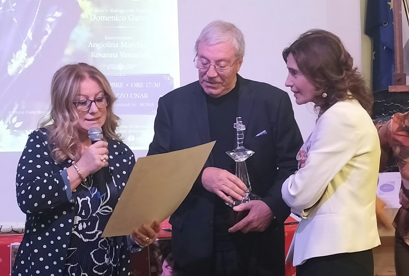 Da sinistra Angiolina Marchese, il maestro Secondo Orfei e Claudia koll