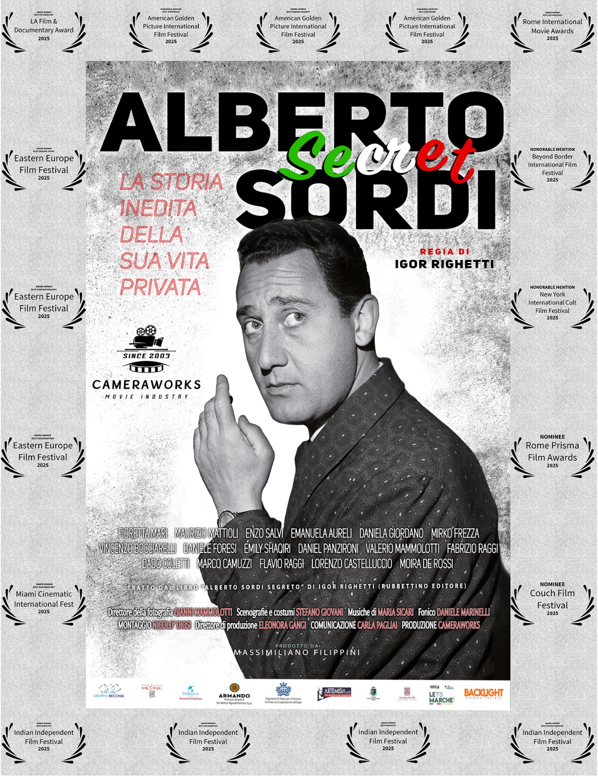 Locandina docufilm Alberto Sordi secret