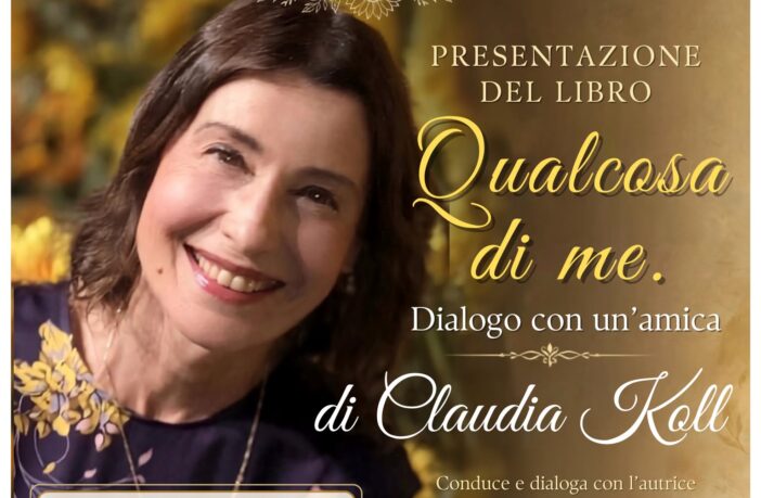 Qualcosa di me. Dialogo con un'amica di Claudia Koll_Locandina