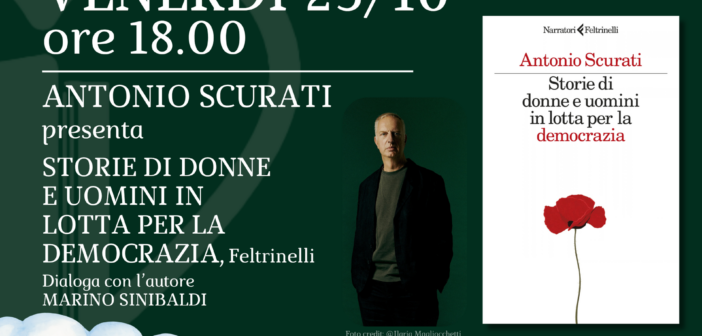 Antonio Scurati alla Libreria Nuova Europa I Granai: appuntamento il 23 ottobre