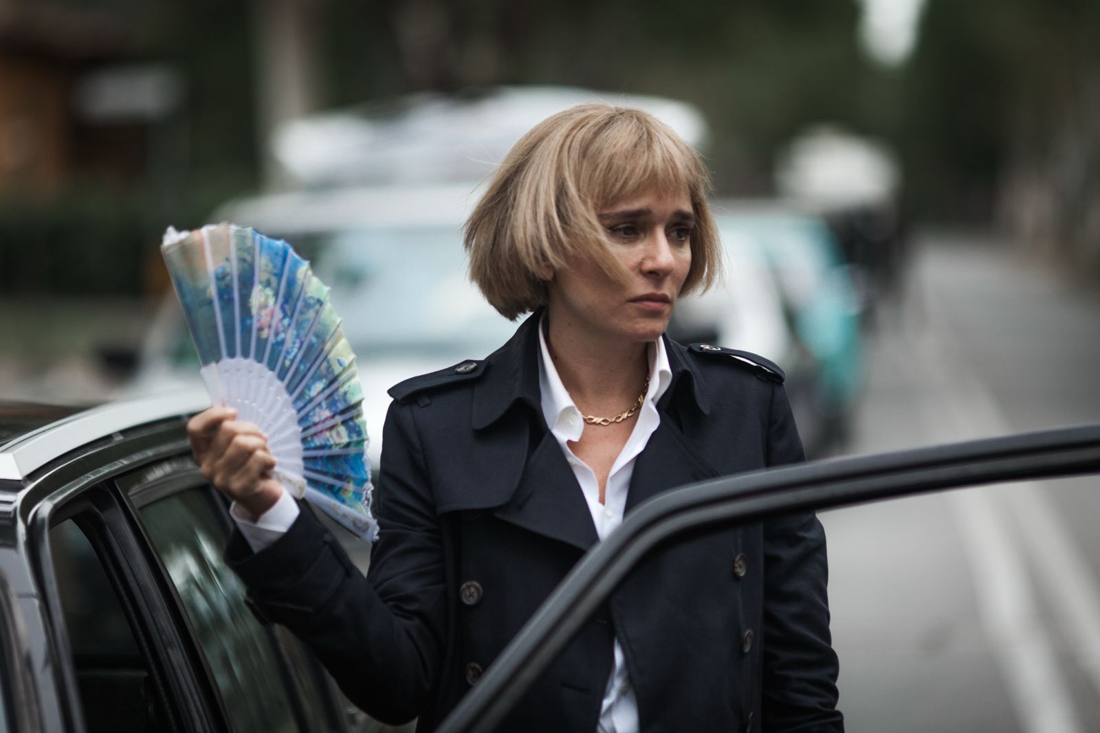 Valeria Golino sul set